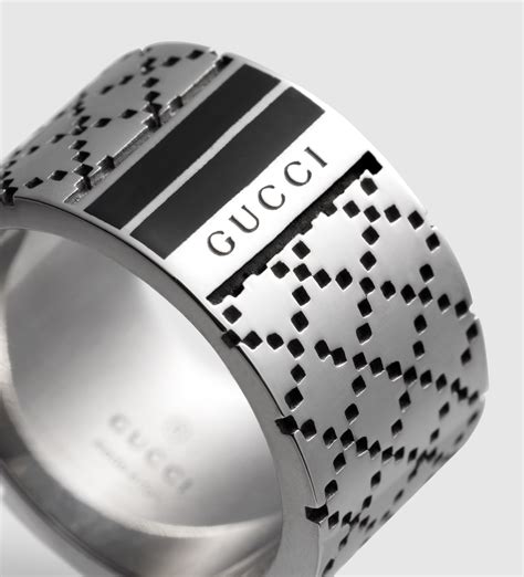 gold gucci rings mens|diamond earrings for men Gucci.